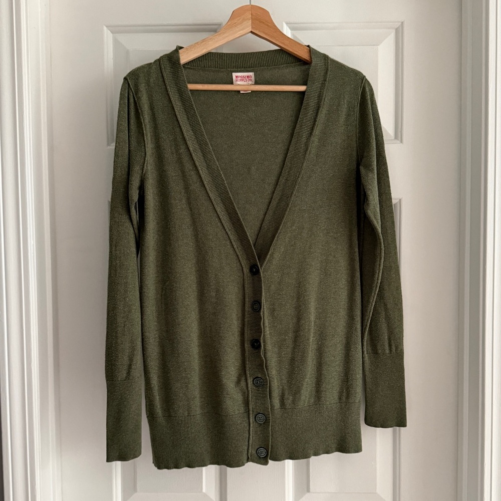 Mossimo Supply Co. Forest Green Cardigan